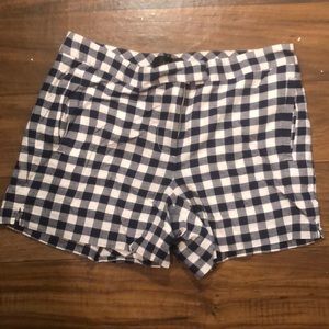 J. Crew checked shorts
